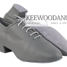 Пистолет серый латинский бальный танец обувь качество мужские продажи качели Танго танцевальная обувь вечерние туфли свадебные туфли