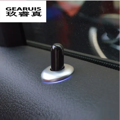 

Car-styling Door Lift door pin decoration covers Interior Bolt circle trim sequins decals For BMW 3 series F30 E90 Accessories