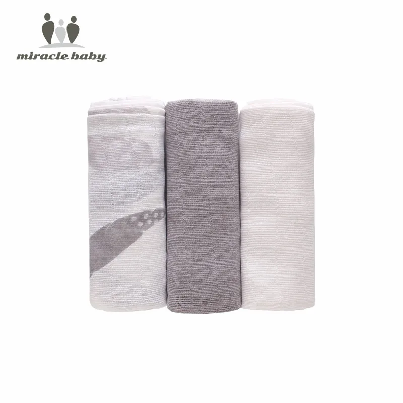 

3Pcs/lot Baby Cloth Diaper Baby Receiving Blanket Cotton Muslin Newborn Swaddle Wrap Infant Nursing Cover Bath Towel 70*70cm