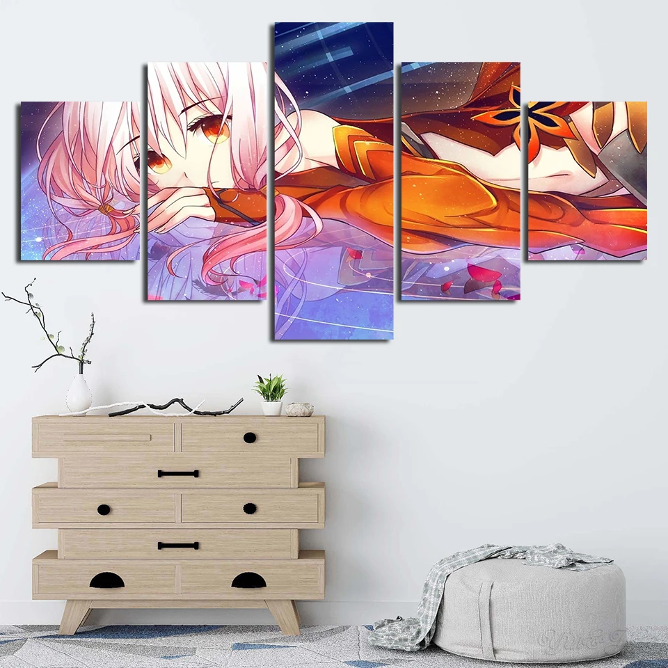 Home-Decor-Canvas-Paintings-Modular-5-Pieces-Guilty-Crown-Animation-Picture-Printed-Living-Room-Wall-Art (2)