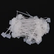 

100pcs Zip Ties Write On Ethernet RJ45 RJ12 Wire Power Cable Label Mark Tags