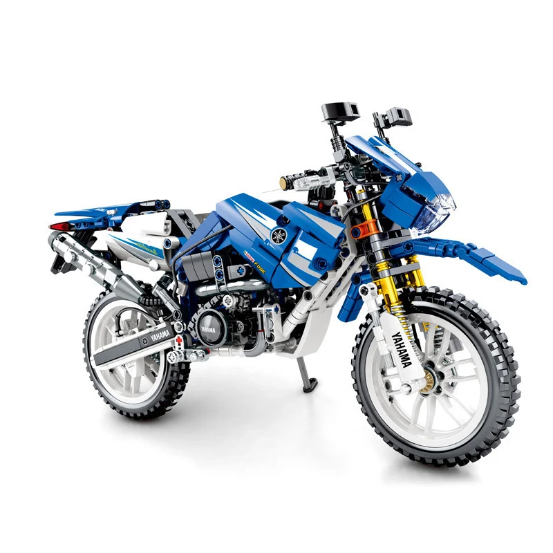 

799+Pcs Technic Series Motorcycle Pull Back Vehicle Building Blocks Compatible Legoings Technical Creator Toys for Children Gift