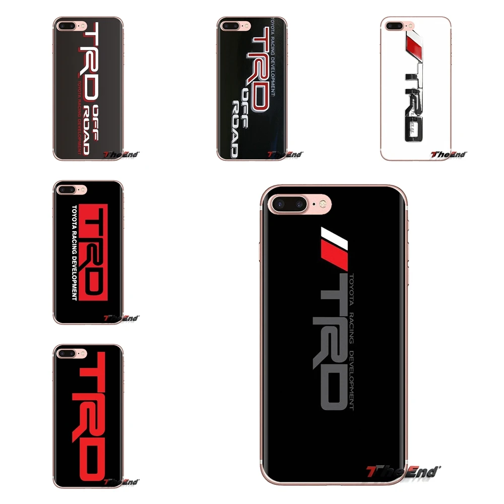 Soft Transparent Cases Covers For Xiaomi Redmi 4A S2 Note 3 3S 4 4X 5 Plus 6 7 6A Pro Pocophone F1 Car Logo TRD Toyota Racing |