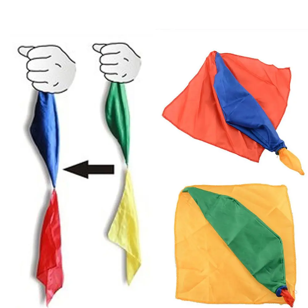 

2 Pcs New Arrival Simple Magic Tricks Toys For It Can Change Scarf Color Magic Props Tools Toys