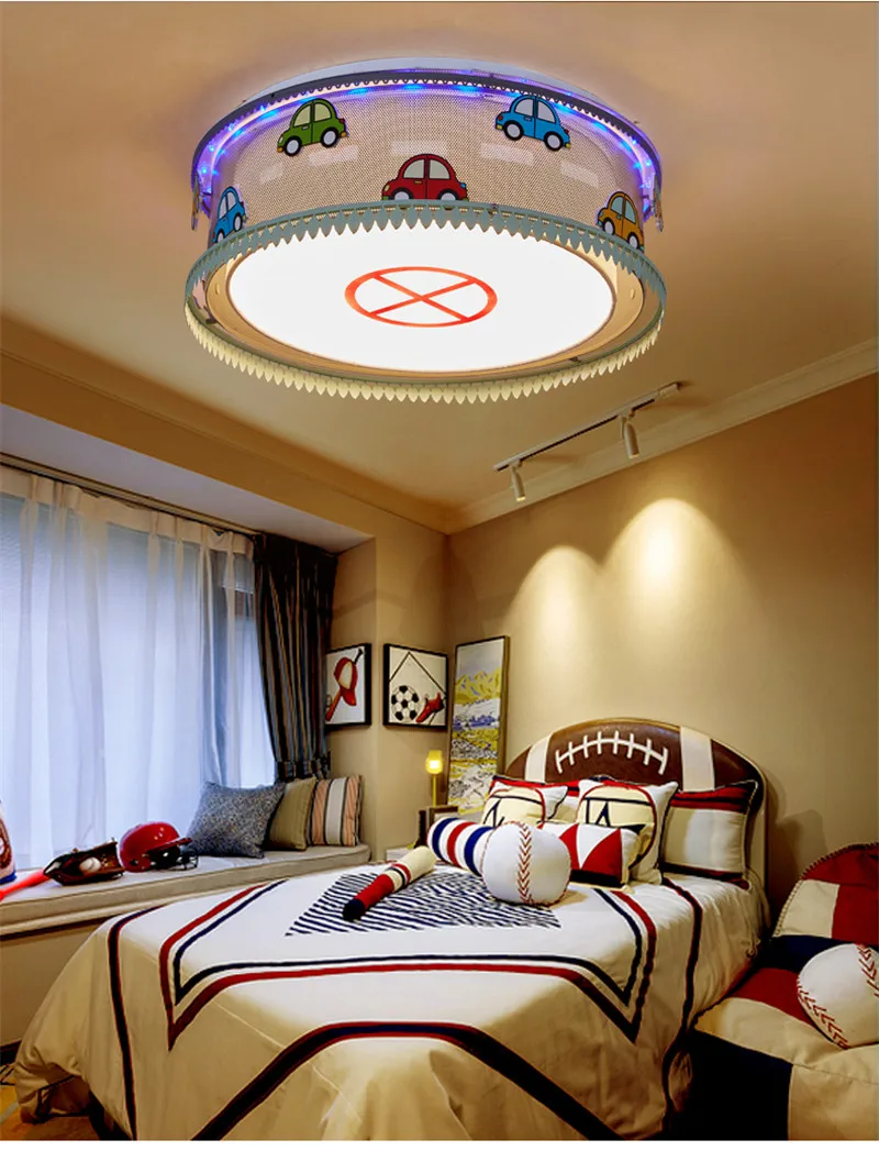 Quarto da Menina do Miúdo Proteção para os Olhos Luz de Teto do Carro Led para o Menino Arte Moderna Deco Criativo Lâmpadas Crianças Quarto Luz Berçário Lâmpada 5 carro criativo lâmpadas led para o menino