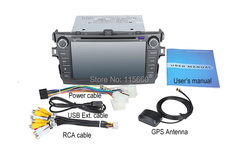 Cables of Toyota Corolla 2007-2011 Wince
