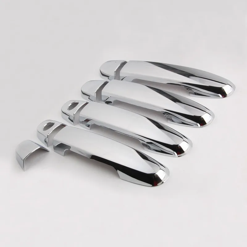 

BBQ@FUKA 4x Chrome Door Handle Cover Trims Car Exterior Accessories Fit for Corolla Camry Prius Yaris Highlander Scion