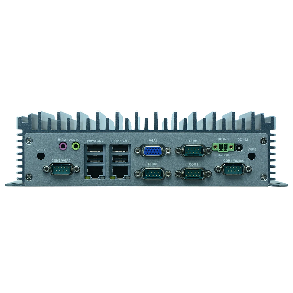 Partaker Q5 Industrial PC Fanless with 6 COM SIM Slot support 3G (8)