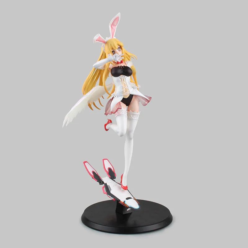 Аниме Toaru Kagaku No Railgun Shokuhou Misaki Buny Maid Girl PVC Фигурки игрушки куклы Brinquedos 33 см|figure toy|figure