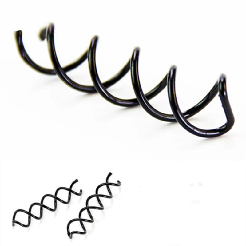 10 Pcs Spiral Spin Screw Hair Clip Twist Braiders Barrette Black New Hairpins Hair Braider Styling Accessories Hair Accessories