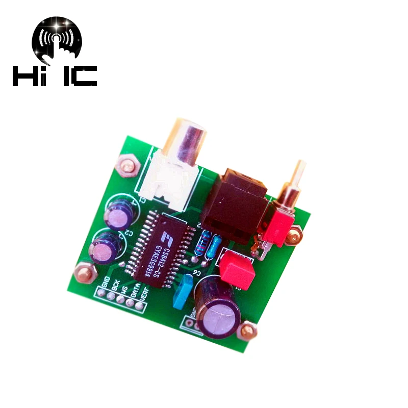 Placa Coaxial Ótica do Receptor Cs8412 Entrada Ótica Coaxial para I2s Iis para o Decodificador Dac - Image 5