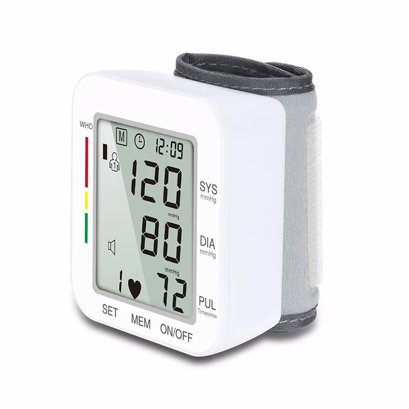 Домашний медицинский умный монитор артериального давления на запястье, сертифицированный CE, прибор для измерения артериального давления и пульса
