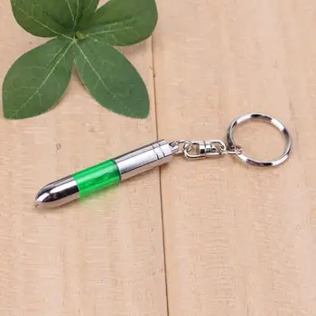 

Mini Portable Anti Static Bullet Shape Keychain Key Ring Tool Universal SUV Car Anti Static Key-Ring Car Accessory