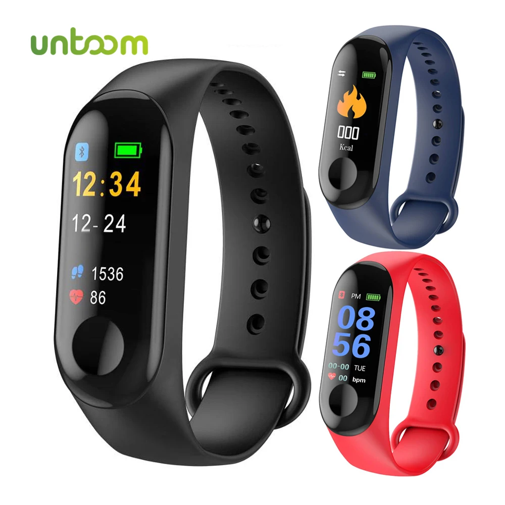 

Untoom Sport Smart Watch IP67 Waterproof Fitness Bracelet Color Screen Heart Rate Blood Pressure Monitor Watch for iOS Android