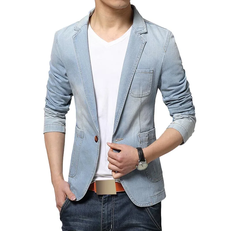 Aliexpress.com : Buy New Fashion Men Blazer Trend Jeans Suits Men's ...