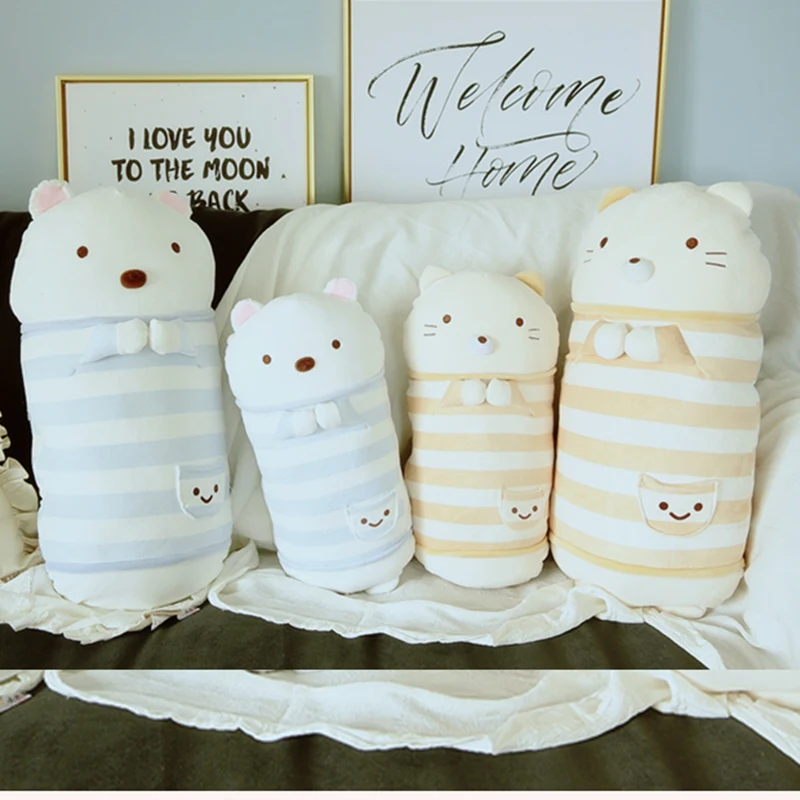 45cm 60cm Japanese Animation Sumikko Gurashi Doll Cute Creature Pillow Girl Cushion Doll Plush