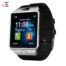 Brand LED Electronic intelligent Wristwatch Waterproof Sport Gold Smart Watch DZ09 Pedometer For iPhone Android Wrist