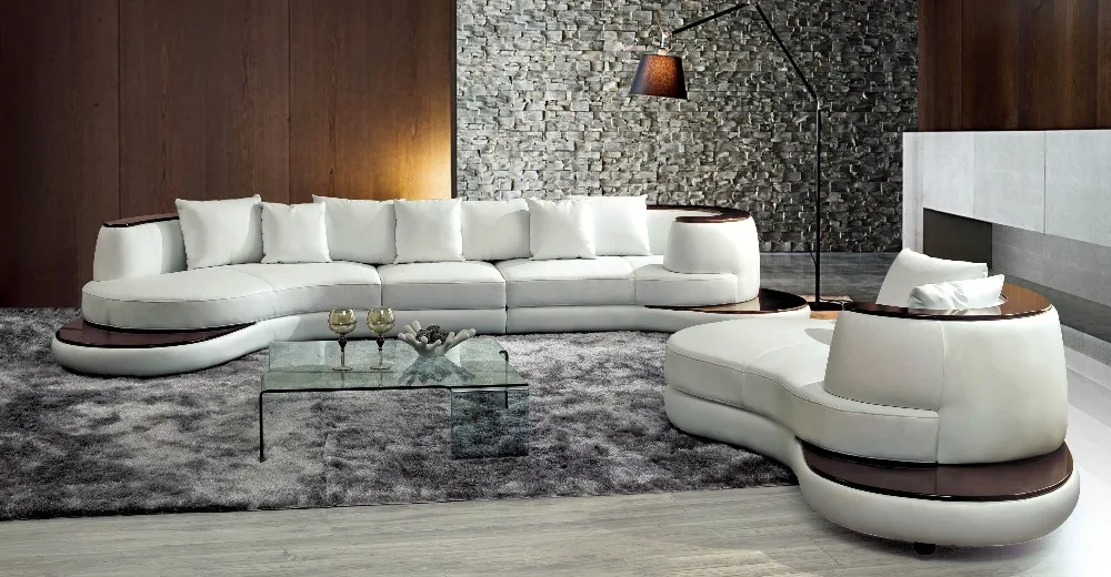 Aliexpress.com : Buy Sofa set with genuine leather corner