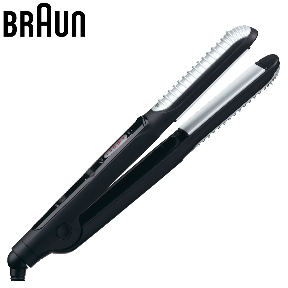 Оригинальный Braun Satin Hair 5 ST550 пять Температура уровни Электрощипцы 100 V-240 V 100% анодированием Керамика пластин бигуди