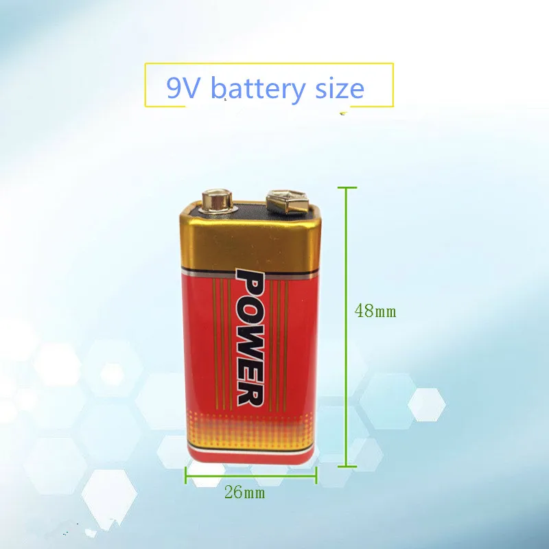 4 шт супер тяжёлые 9V 6F22 сухой трансформаторного двигателя Mn-Zn/MnO2 Батарея для удаленного Управление игрушки/Дымовая пожарная сигнализация микрофон Инструмент Сухая батарея для мобильного