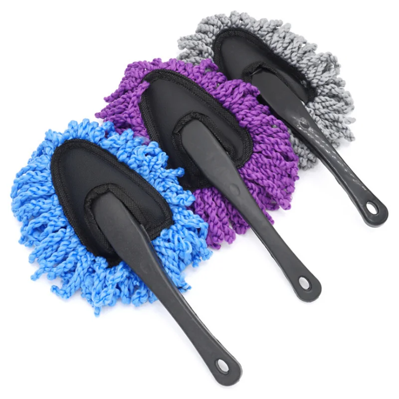 Microfiber Auto Window Cleaner Long Handle Car Wash Brush Dust Car Care