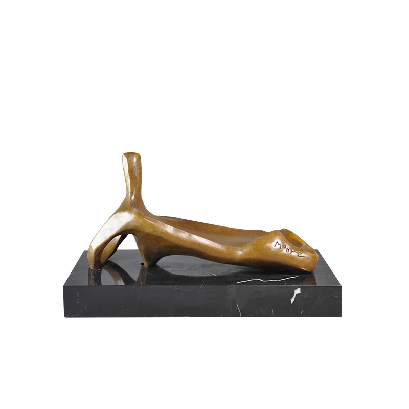 

small size abstract famous mother statue sculpture singed by moose