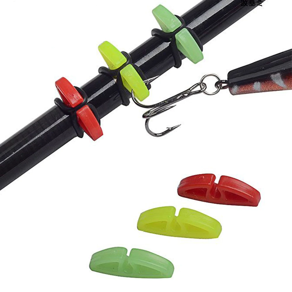 5Set/Lot Plastic Fishing Rod Pole Hook Keeper For Lures 