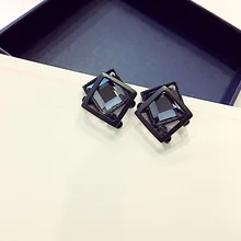 Новые модные геометрические металлические женские классические серьги простые креативные серьги стиль женские ювелирные изделия