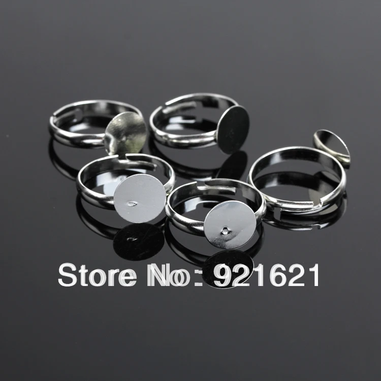 10mm 200pcs/lot Adjustable Ring Bases Blanks Jewelry Findings D0264in