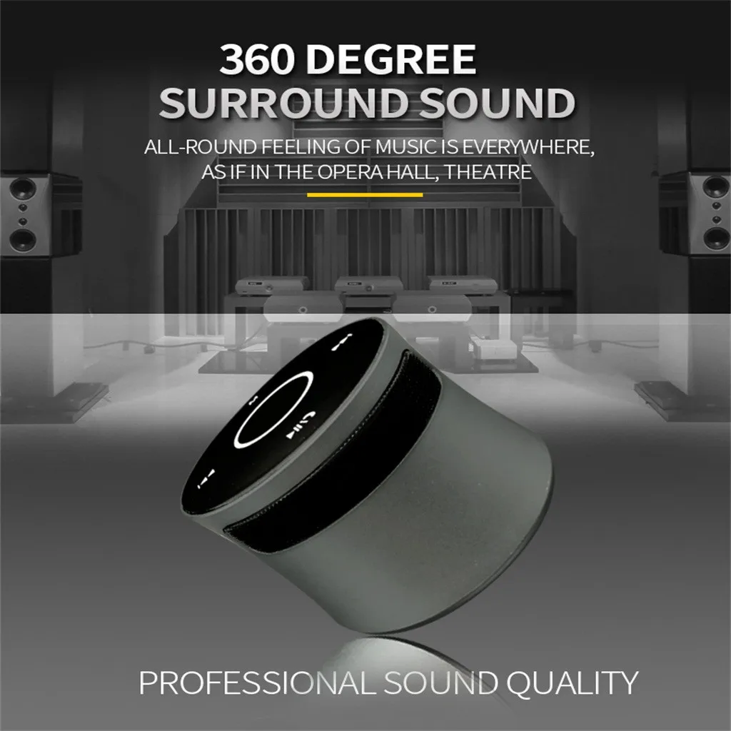 

Portable Wireless Bluetooth Speaker Superb HD Sound &Bass 360 degree Stereo portable sound box bluetooth column