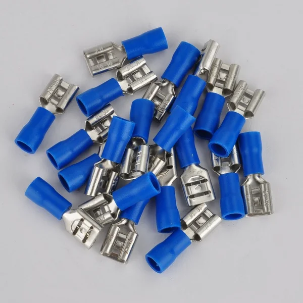 20pcs Insulated Female Spade Wire Connectors Electrical Crimp Terminal Connector For 14-16AWG