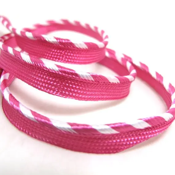 

5 Yards 3/8 Inch Fuchsia Piping Lip Cord Trim|Pillow Cushion Trim|Upholstery Edging Trim Sewing Supplies