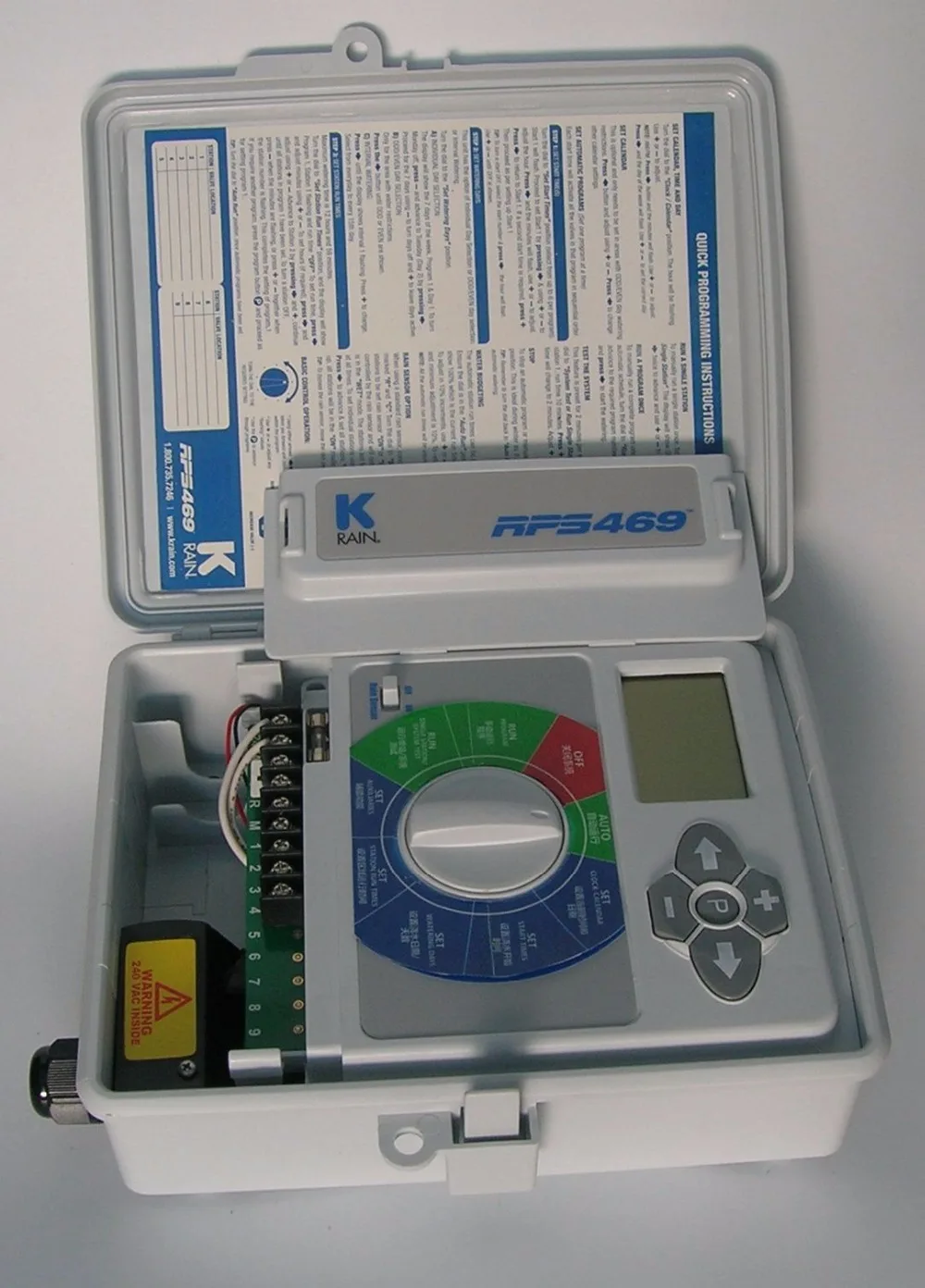 

K-Rain 3604 RPS 469 4 Zone Outdoor Sprinkler Timer