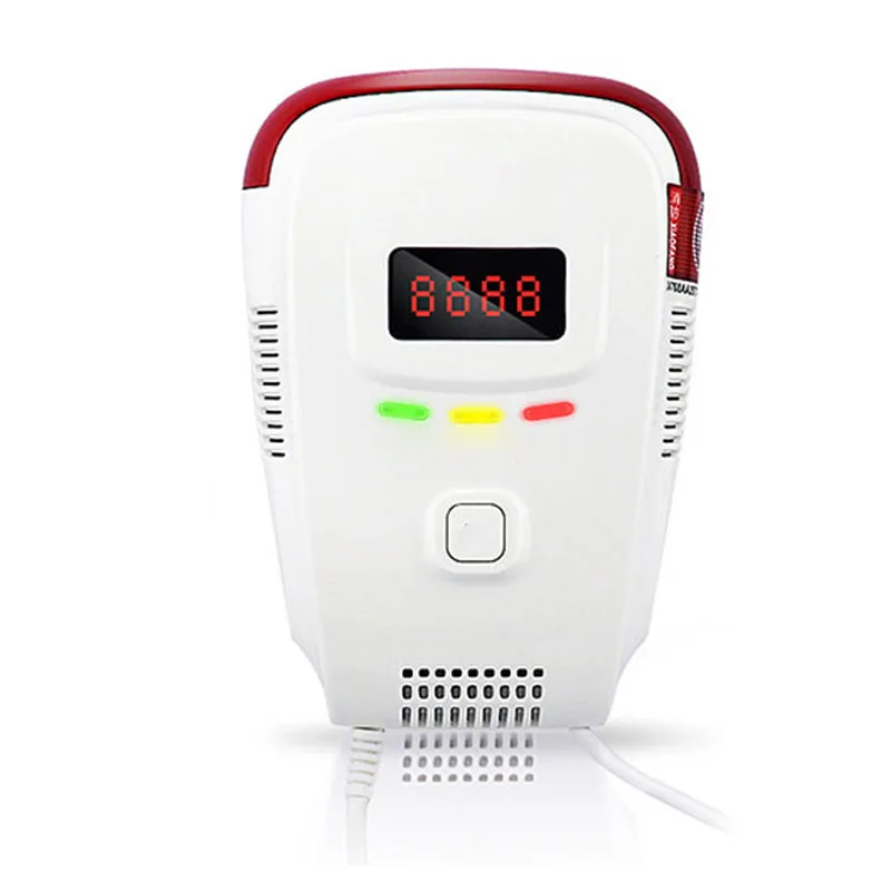 

Alarm Smoke Detector High Sensitive Stable Independent Home Security Natural Gas Detector Sensor Fire Alarm Equipment Natural