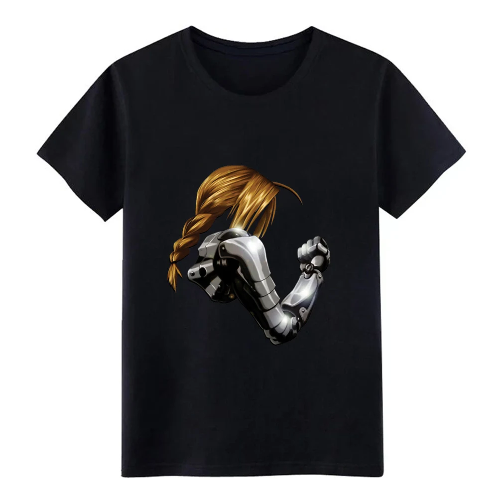 Best the metal arm elric t shirt men Customize tee shirt size S 3xl Novelty Gift Humor summer Outfit tshirt