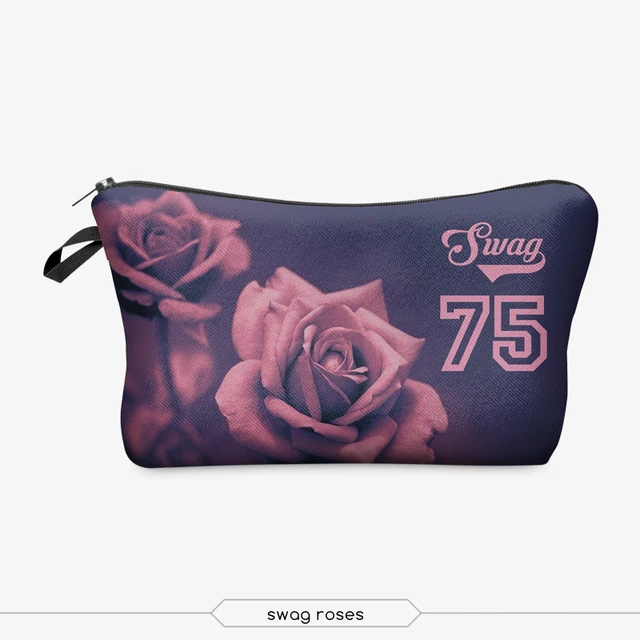 Jom Tokoy Printing Makeup Bags With Multicolor Pattern Cute Cosmetics Pouchs For Travel Ladies Pouch Women Cosmetic Bag -