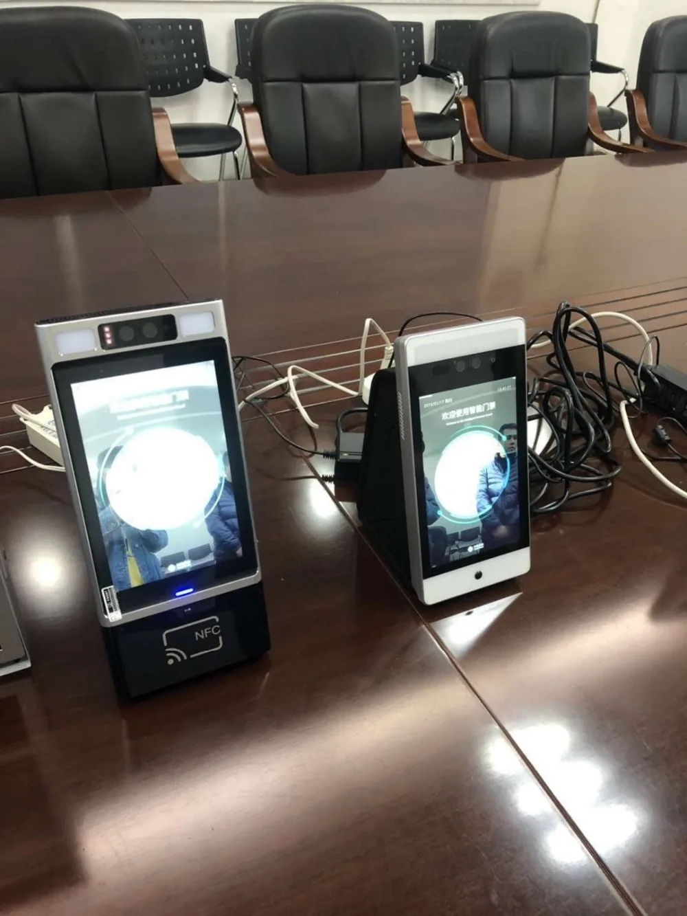 

10 13 15 inch touch screen kiosk with pc buit in Fingerprint recognition, face recognition VIP management access control system