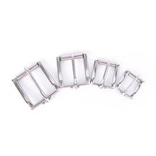 Нержавеющая сталь Кожа Лошадь Пряжка пояс седельная пряжка с роликом Гладкий пояс