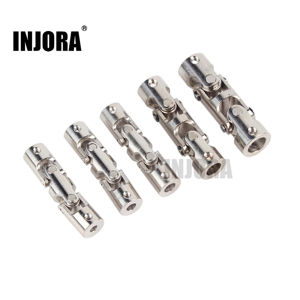

INJORA 1Pcs Metal Double Cardan Universal Joint for 4*4mm/5*5mm/6*6mm/8*8mm/10*10mm for RC Model Car Boat