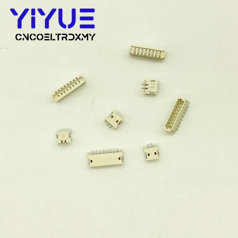 20pcs ZH1.5 connector 2P3P4P5P6P7P8P9P10P12P 1.5mm Horizontal smd Socket 1.5mm Pitch Patch Plug Connector SMT SMD (4)