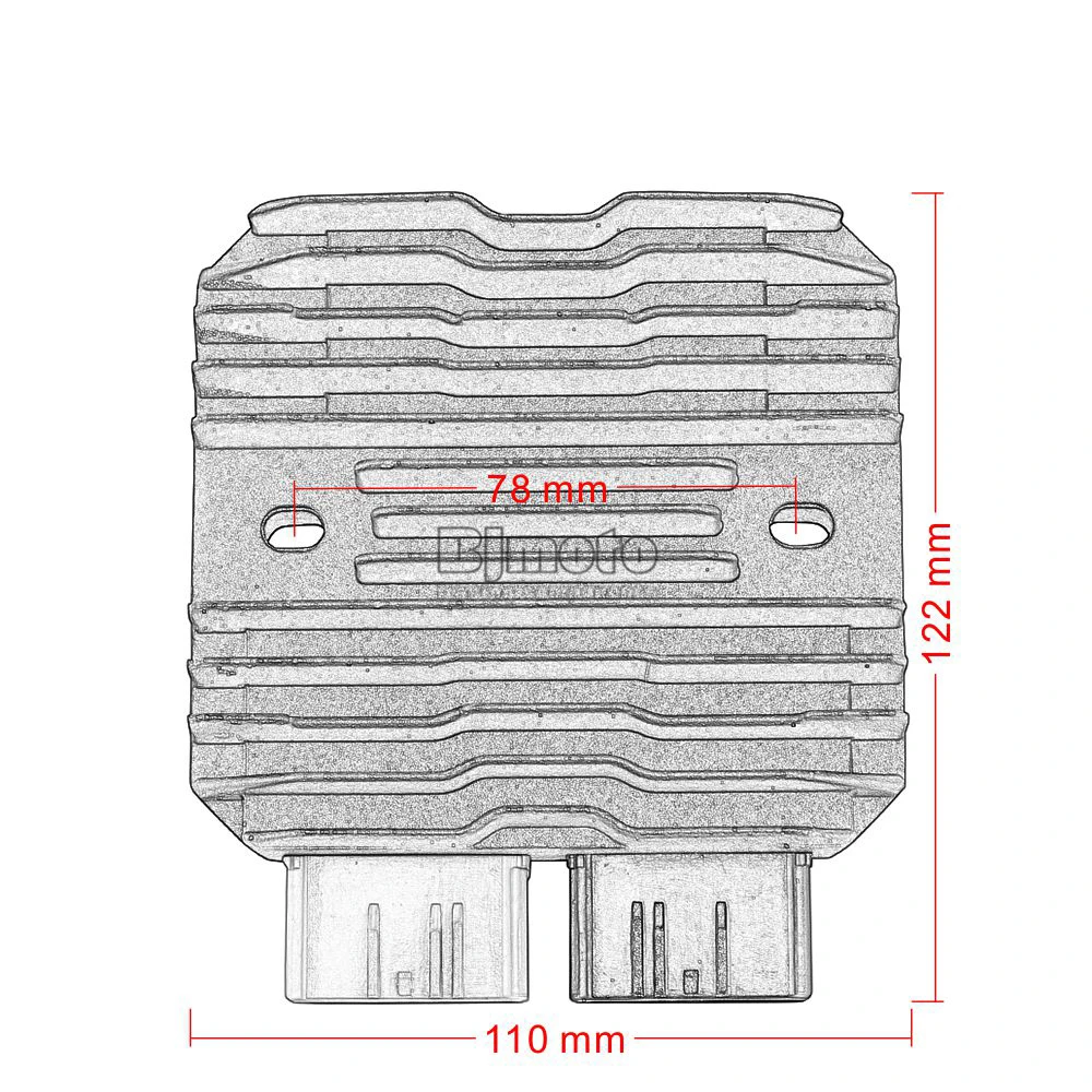 BJMOTO мотоцикл Напряжение регулятор напряжения выпрямителя Для Kawasaki ZX636 ниндзя ZX6R/ABS 2013- 21066-0730