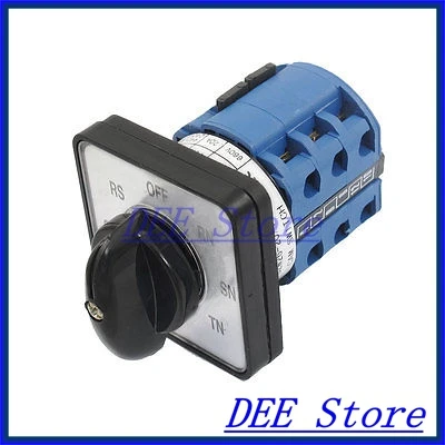 

AC 660V 20A Self Lock 7 Position 12 Terminals Cam Combination Changeover Switch