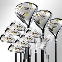 Гольф Хонма U100 полный набор клюшек клюшки для гольфа драйвер+ fairway wood+ утюги+ клюшки графитовая клюшка для гольфа Набор для игры в гольф
