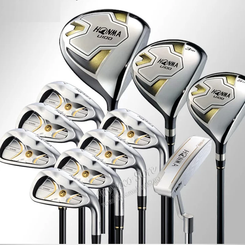 جديد نوادي الجولف نوادي هونما U100 كاملة مجموعة نوادي سائق + 2fairway الخشب + الحديد + تسكع الغولف الجرافيت رمح الغولف مجموعة الشحن المجاني جديد نوادي الجولف نوادي هونما U100 كاملة مجموعة نوادي سائق + 2fairway الخشب + الحديد + تسكع الغولف الجرافيت رمح الغولف مجموعة الشحن المجاني