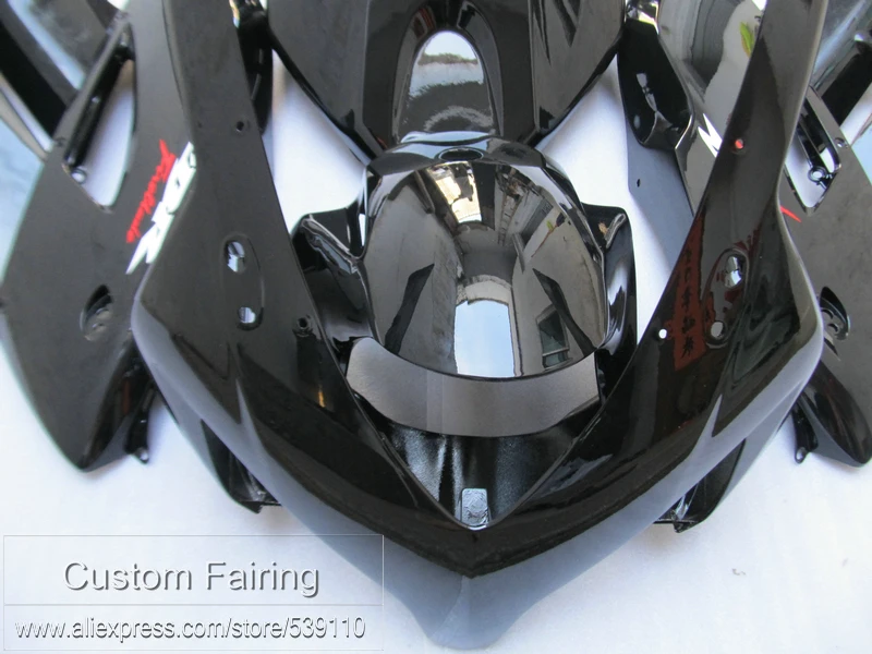 Инжекционный набор обтекателей для CBR1000RR 2004 2005 глянцевый черный обтекатель Набор