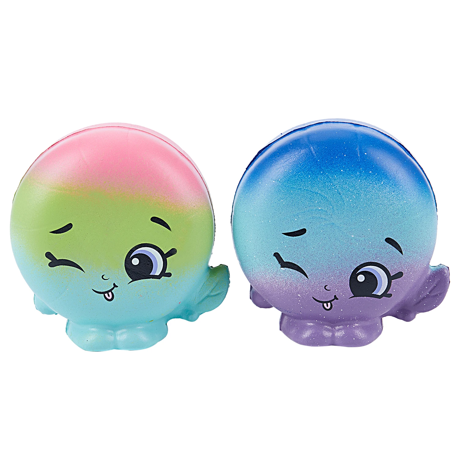 2 шт./компл. Kawaii Squishy Jumbo торт Squeeze игрушки замедлить рост Galaxy Шоколад Радуга Ароматические супер мягкий снятие стресса круглый c