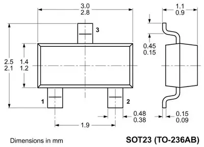 SOT-23 плата питания патч-транзистор A1W A1t A1p A1 A1S