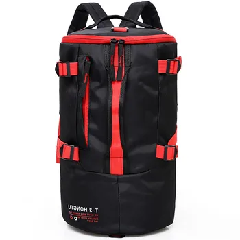 

Red/Blue/Green High quality large capacity Soft Bucket type Carry sports shoulder bags outdoor Sports waterproof gym bag