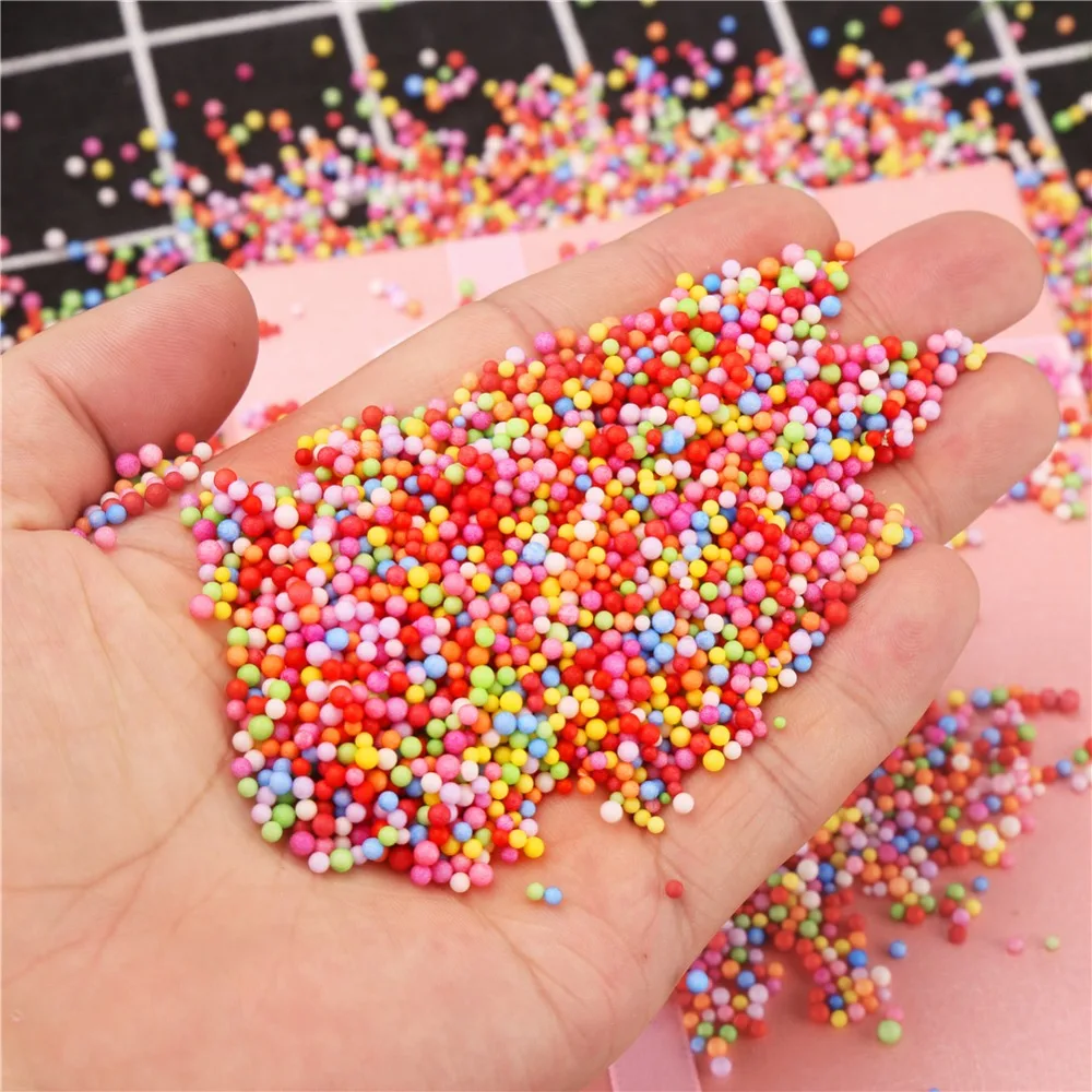 

1PACK Wedding Events Party Happy Birthday Kids Grils Favors DIY Foam grain filling decorations Colorful Bottle Foam Ball filler