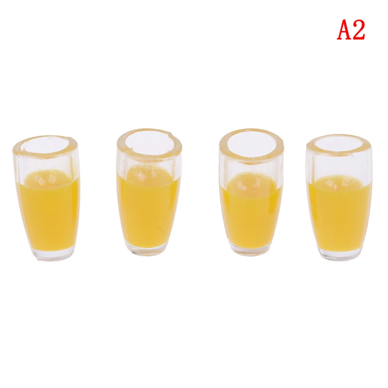 Orange Juice Set Dollhouse Miniature Food Drinks 1:12 Scale